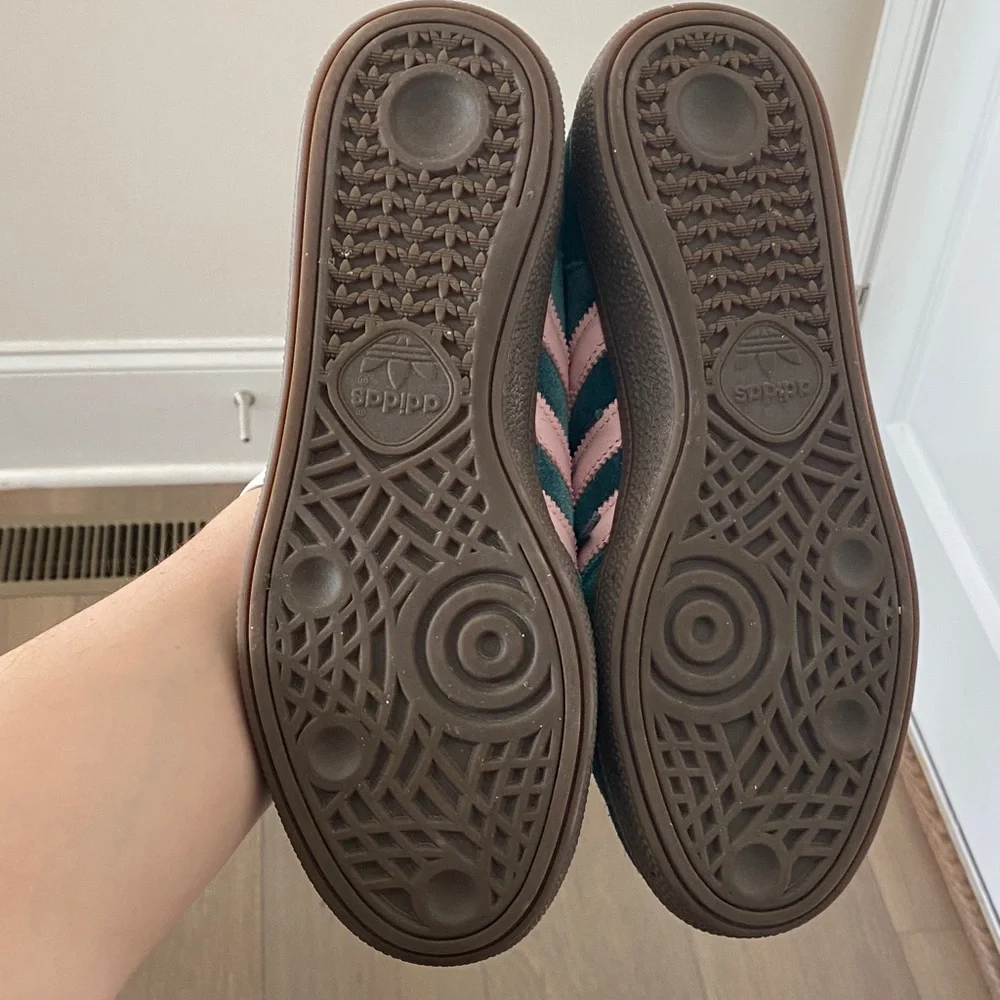 Adidas Spezial Teal and Light Pink Sneakers - Picture 3 of 5